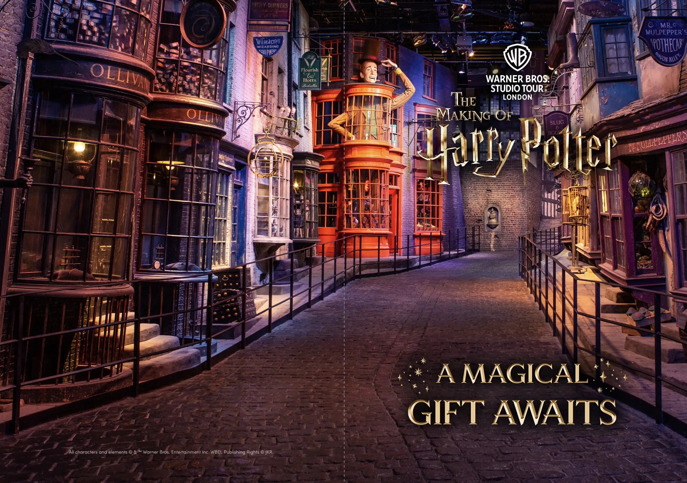 Diagon Alley printable gift card