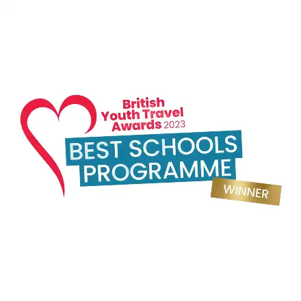 British Youth Travel Awards 2023 - Best Schools Programme Winner