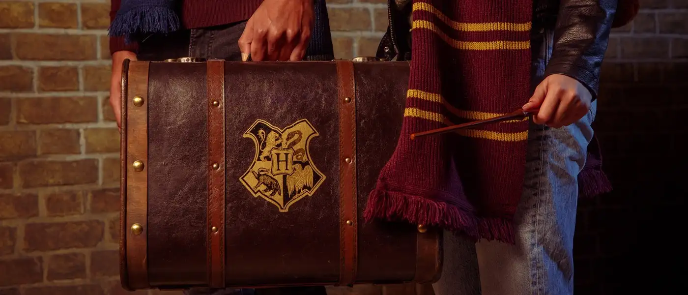 Tickets & Hotel Package - Hogwarts trunk with owl cage