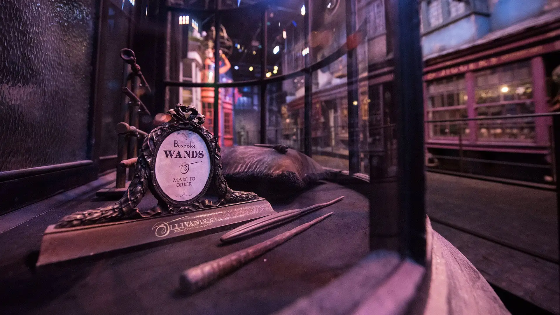 The Diagon Alley set at Warner Bros. Studio Tour London