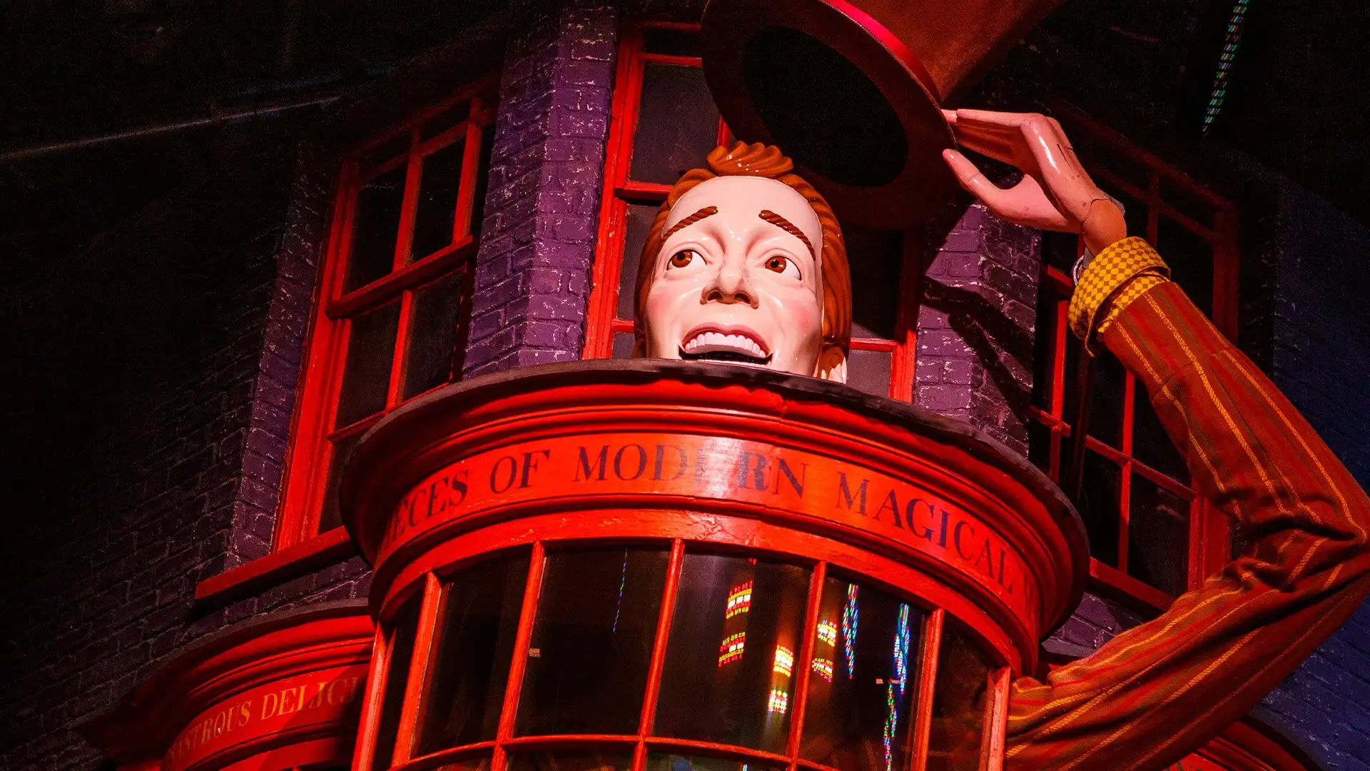 The Diagon Alley set at Warner Bros. Studio Tour London
