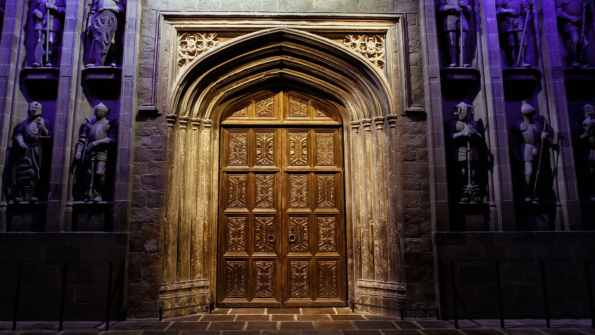 The Great Hall Doors at Warner Bros. Studio Tour London