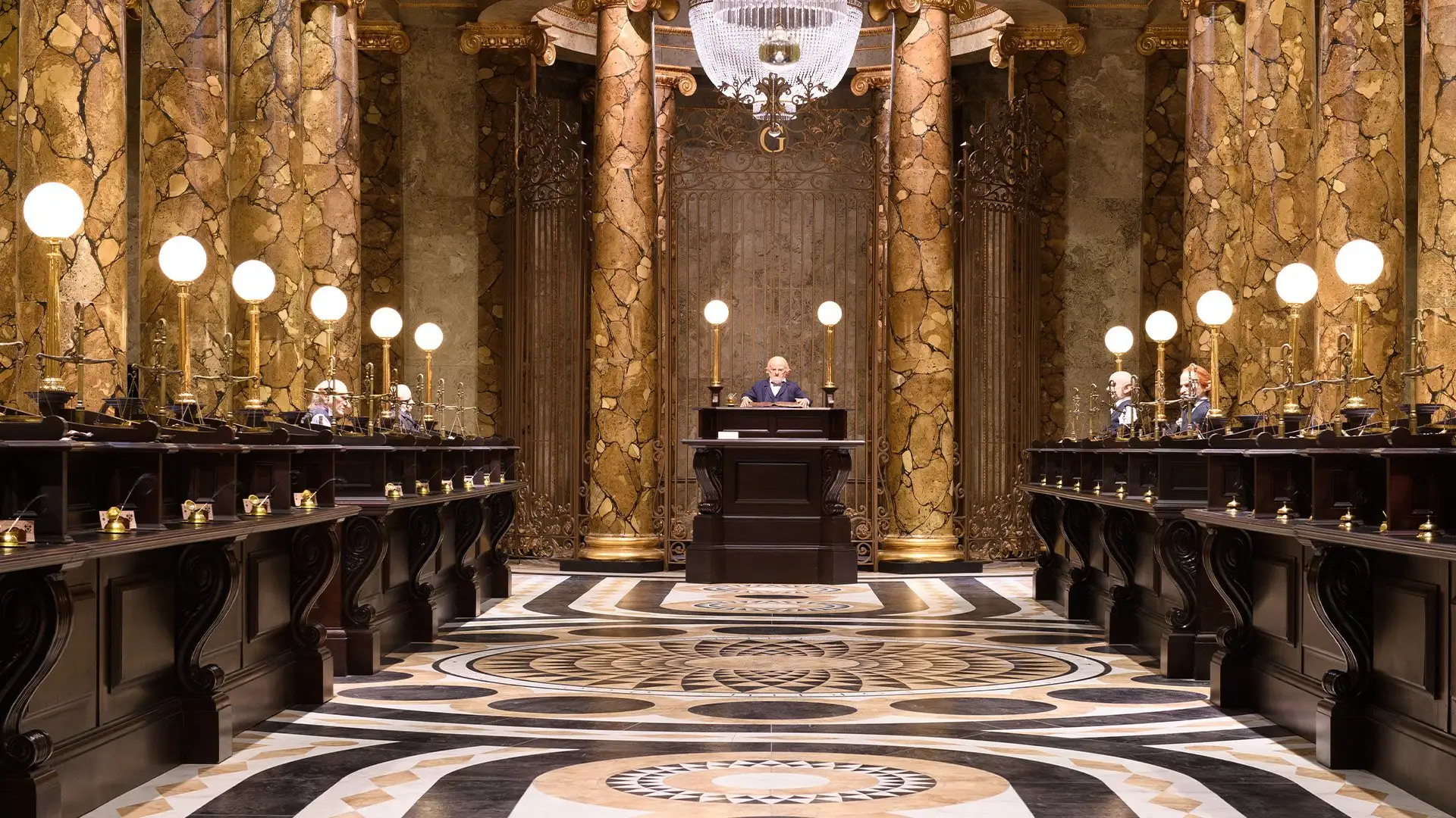 Gringotts wizarding bank set at Warner Bros. Studio Tour London