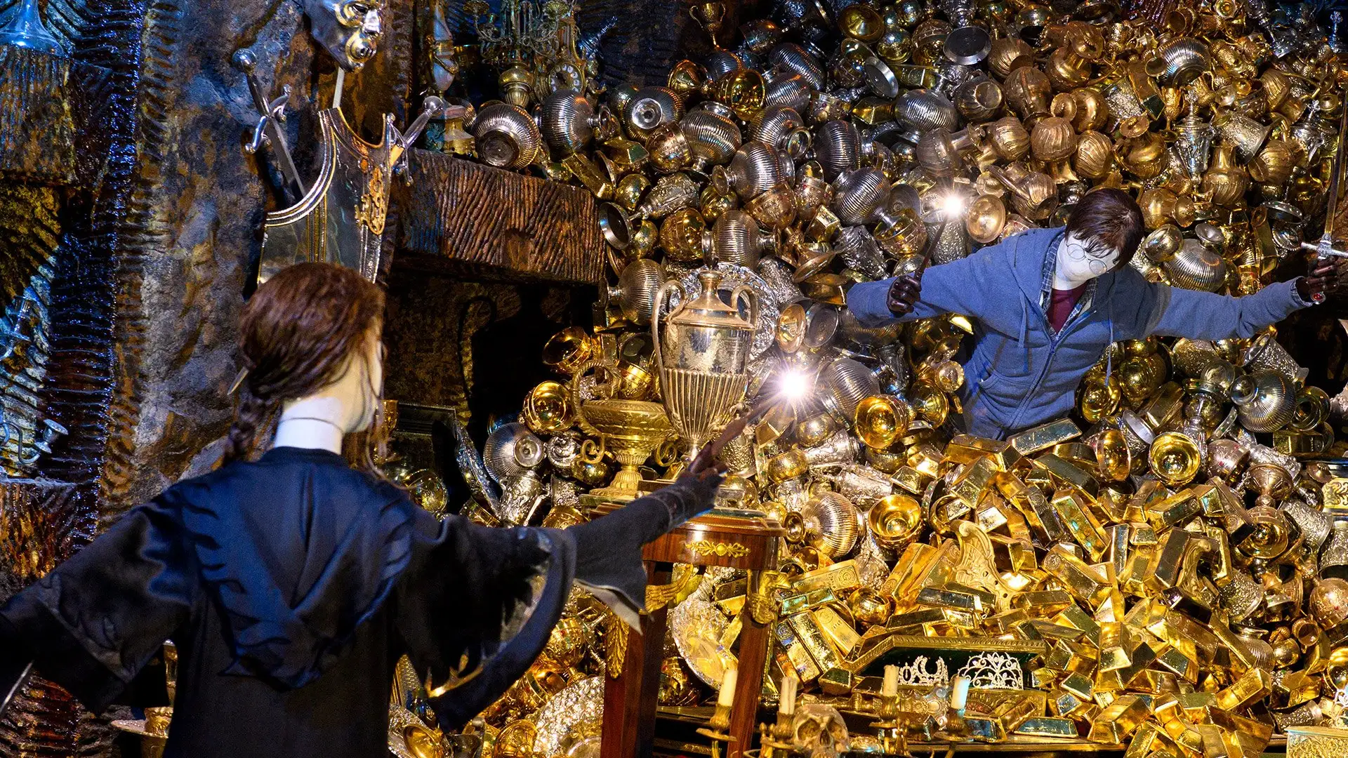 Gringotts vault set at Warner Bros. Studio Tour London