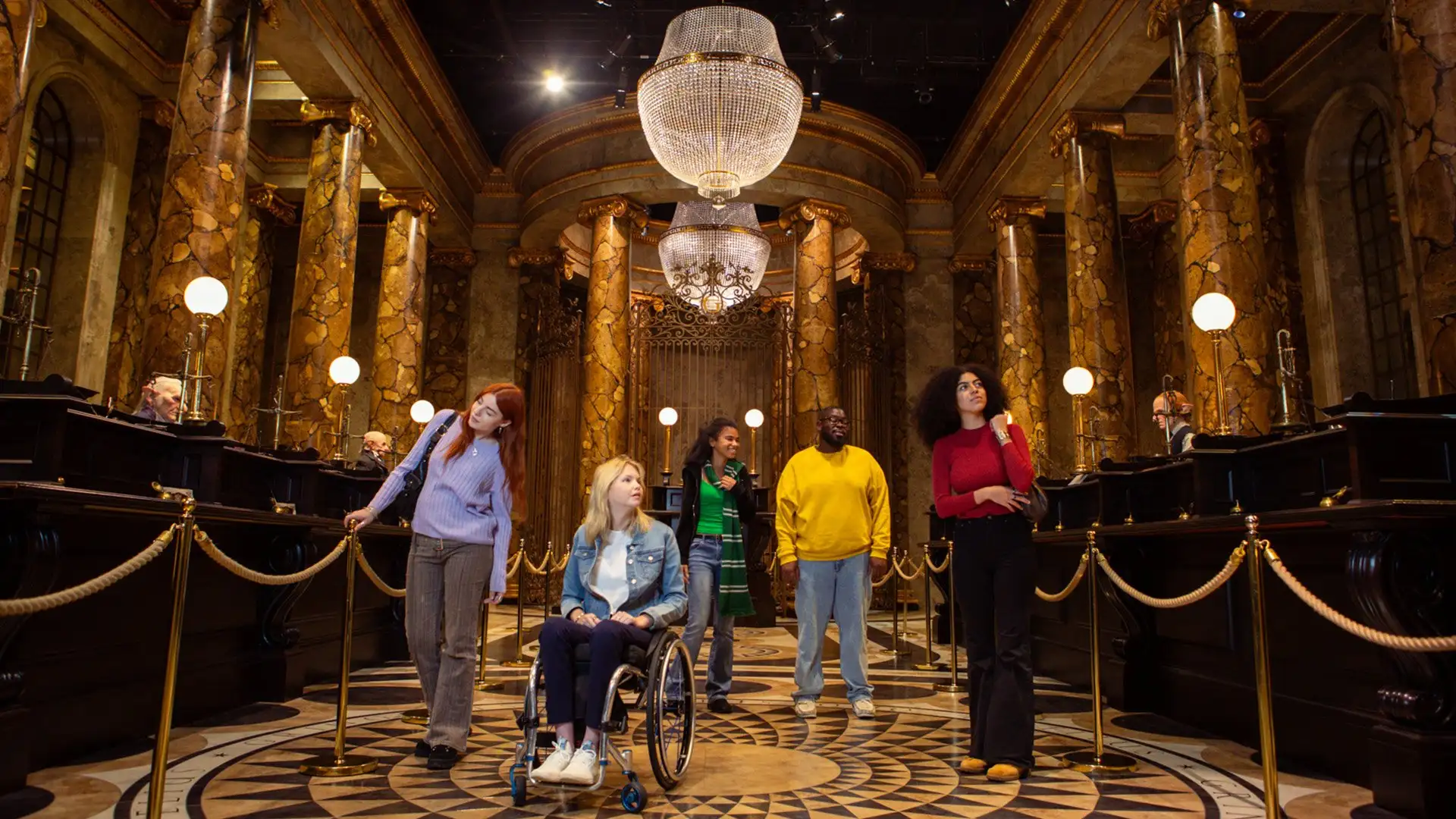 Gringotts wizarding bank set at Warner Bros. Studio Tour London