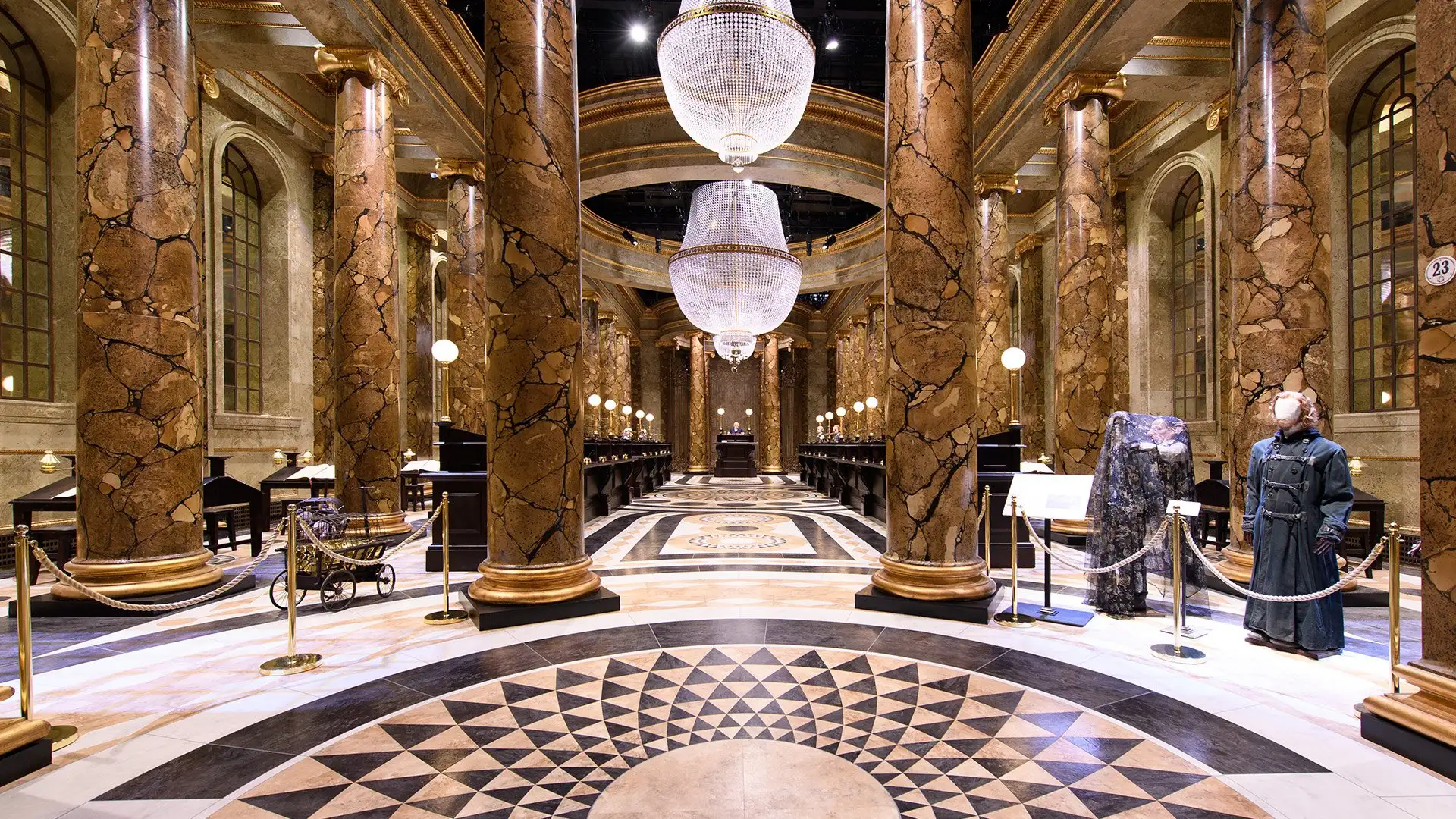 Gringotts wizarding bank set at Warner Bros. Studio Tour London