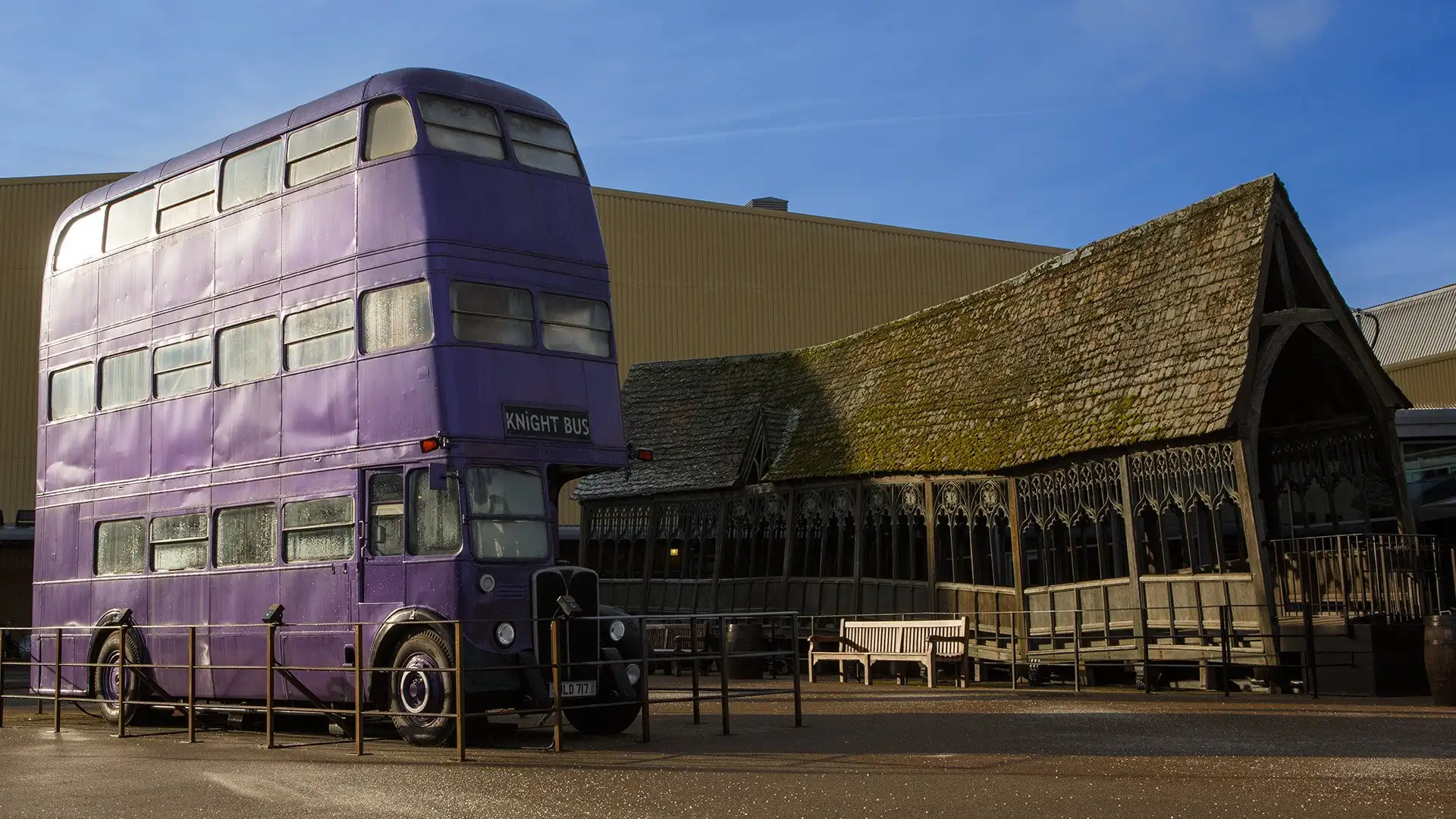 The Hogwarts Bridge set at Warner Bros. Studio Tour London
