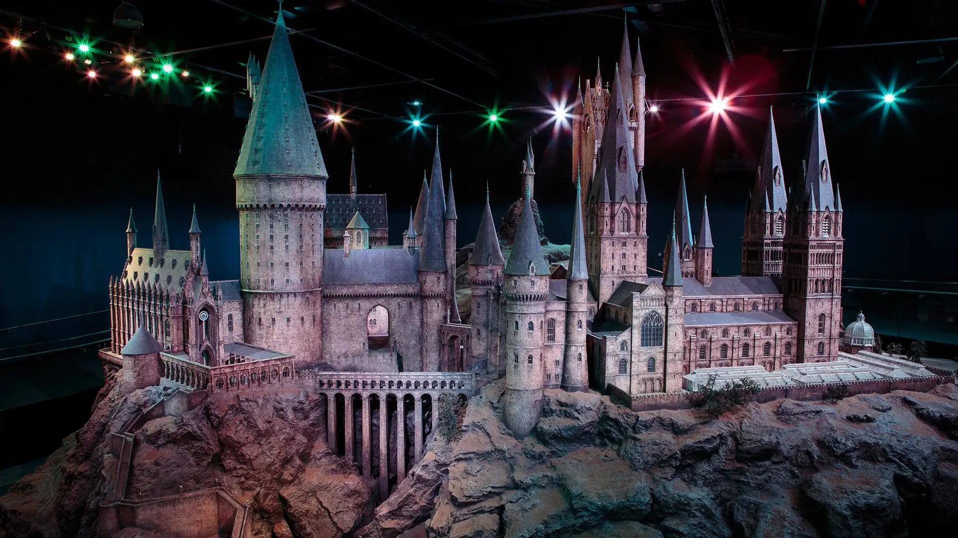 Hogwarts castle model at Warner Bros. Studio Tour London
