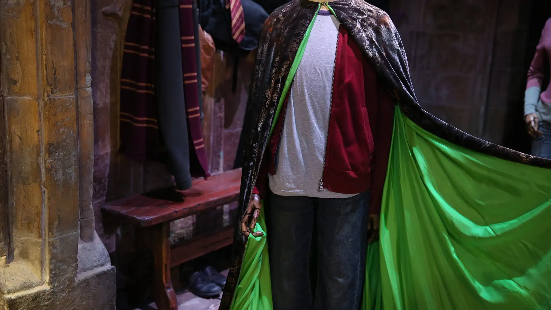 Invisibility Cloak from the Harry Potter film series at Warner Bros. Studio Tour London