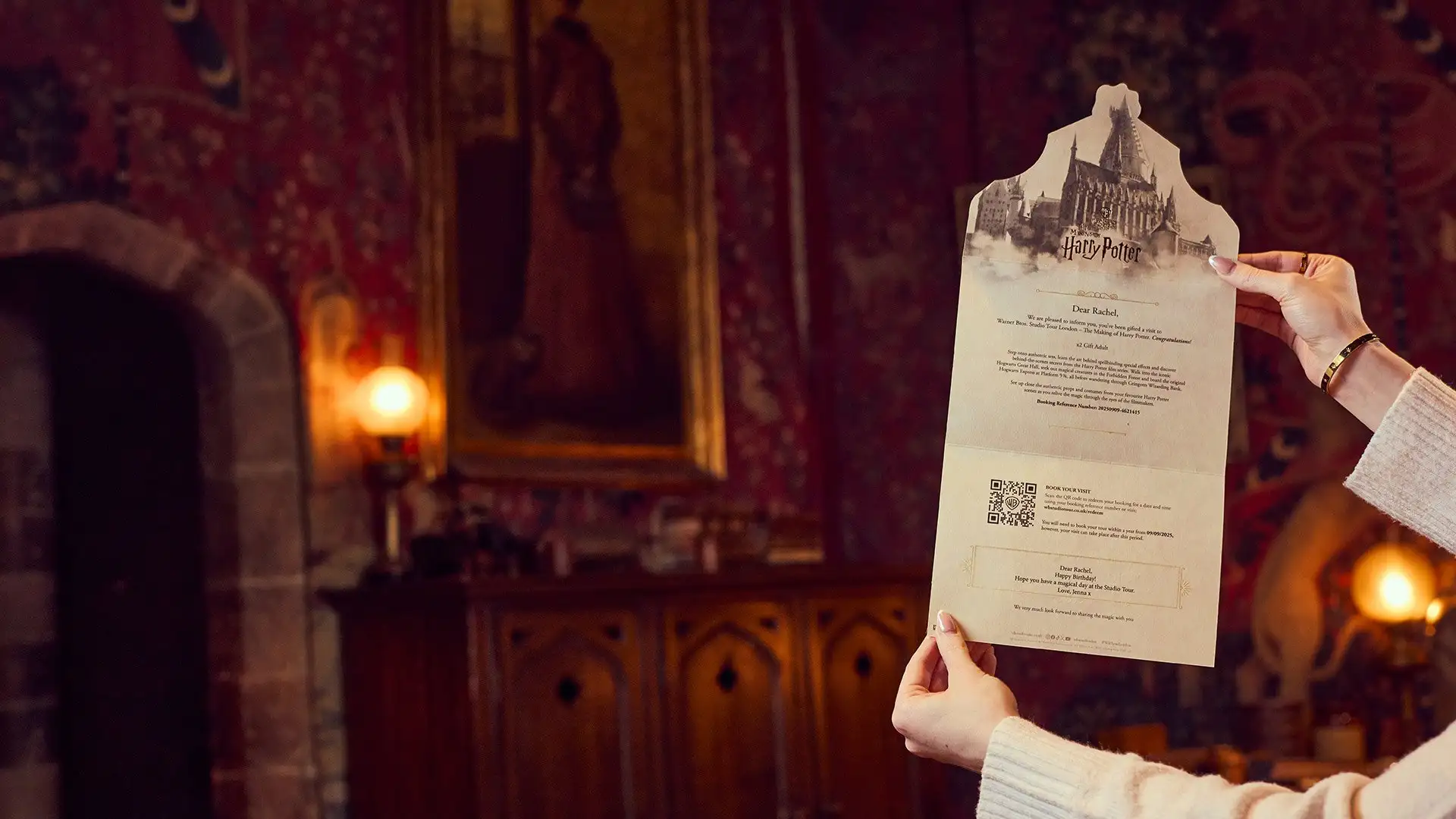 Souvenir Gift Ticket to Warner Bros. Studio Tour London